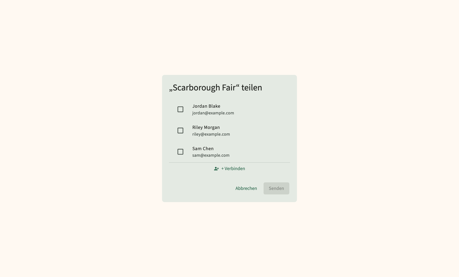 Teile Songs und Setlists mit Bandmitgliedern