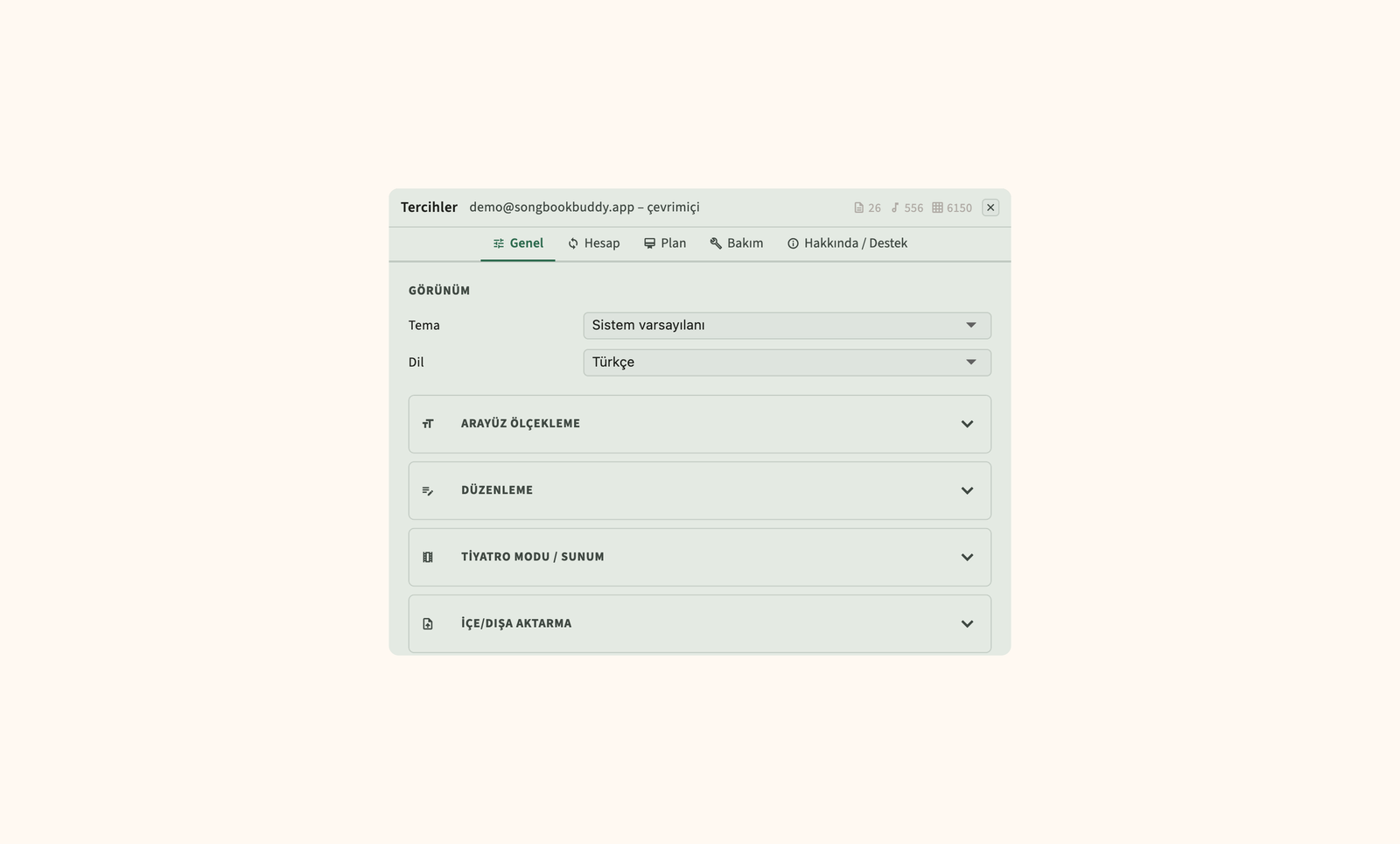 Sahne şarkı tipografisi için Google Fonts tarayıcısı